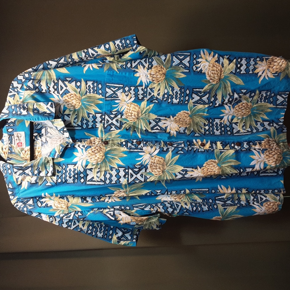 Hilo Hattie 5xl Mens Cotton Hawaiian Shirt.